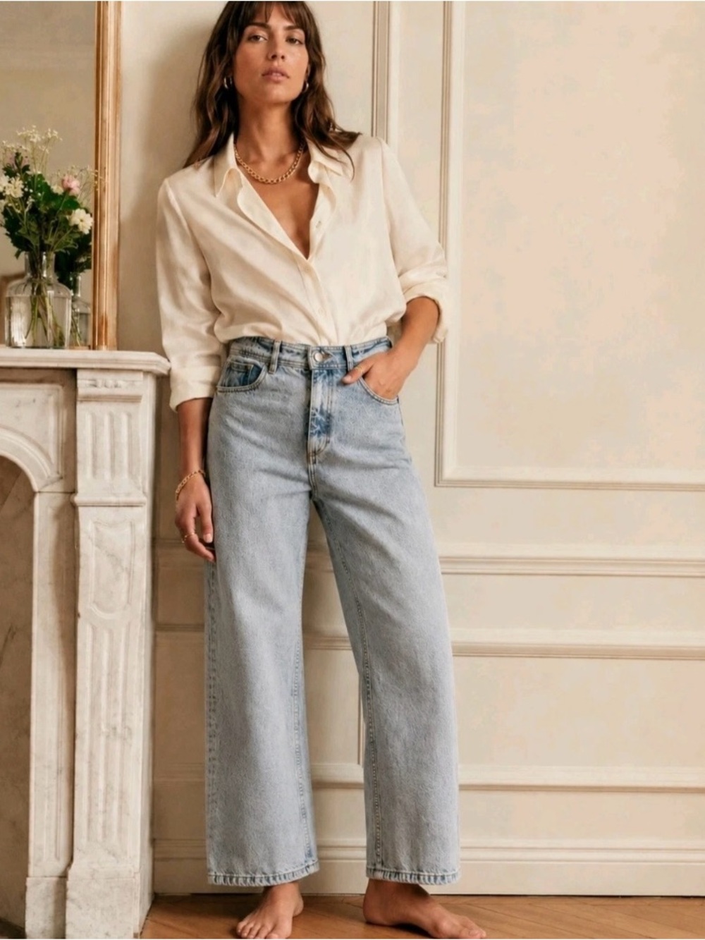 Sezane Le Crop Jeans